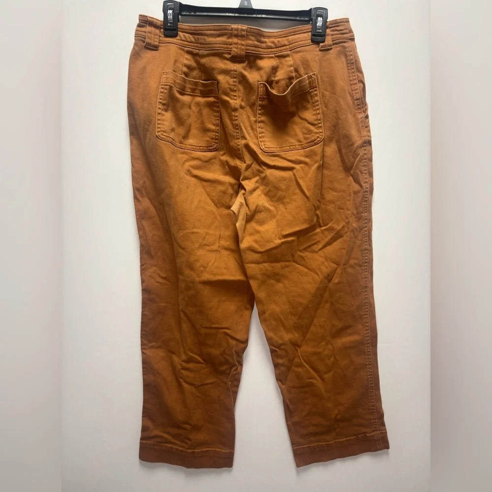 A New Day Orange Stretch Pants Size 12 - Picture 3 of 4